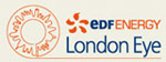 Логотип колеса обозрения Лондонский глаз