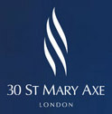 Логотип небоскрёба Мэри-Экс