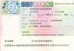 Бизнес виза в Великобританию